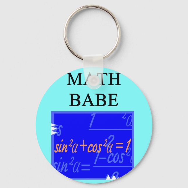 MATH BABE KEYCHAIN (Front)