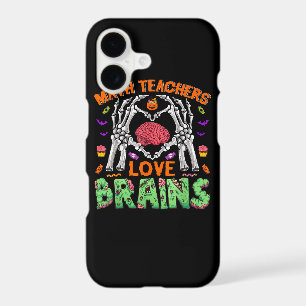 Math Brain Heart Skeleton Hand Zombie Halloween iPhone 17 Case