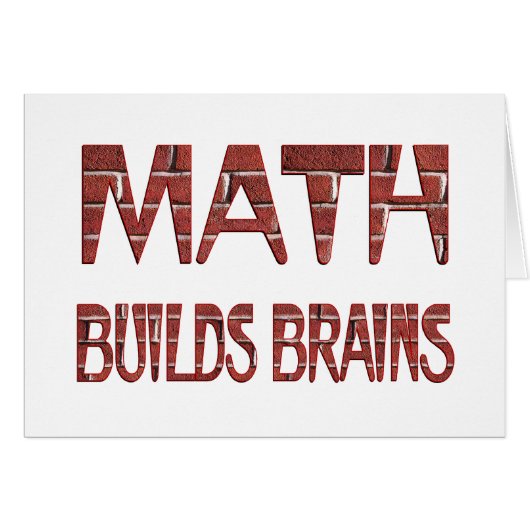 Math Builds Brains Cards (Front Horizontal)