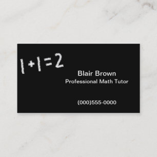 "Math" Business Card