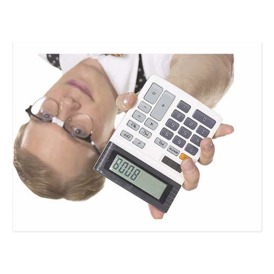 Math Calculator Humor Postcard