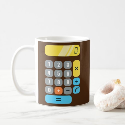 Math Calculator Mathematics Teacher Student Coffee Mug