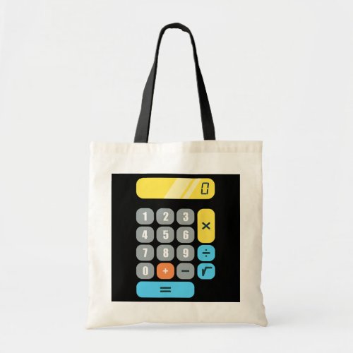 Math Calculator Mathematics Teacher Student Tote Bag
