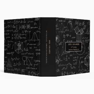 Math Calculus Algebra School Teacher Binder