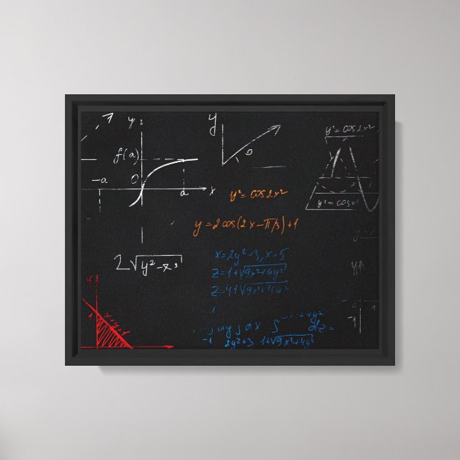 Math Canvas Print (Front)