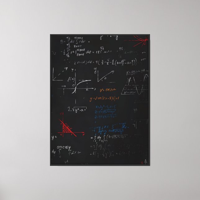 Math Canvas Print (Front)