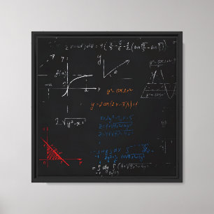 Math Canvas Print