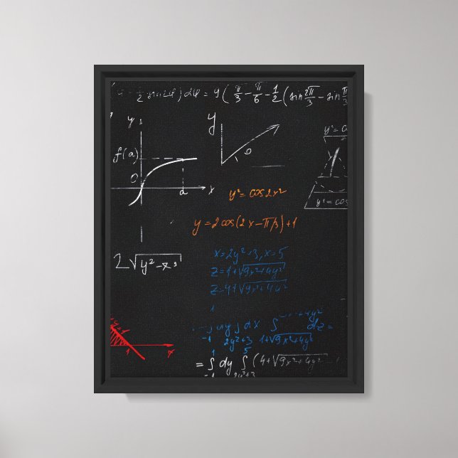 Math Canvas Print (Front)