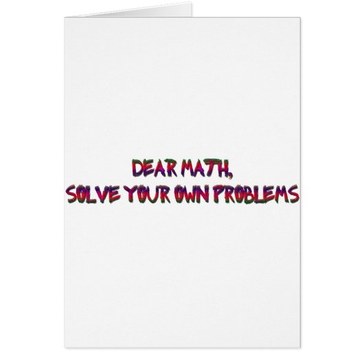 math cards (Front)