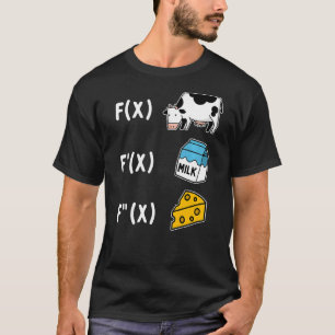 Math Cheese Formulas T-Shirt