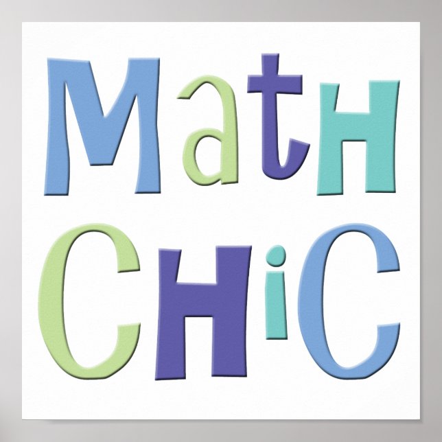 Math Chic Poster (Front)