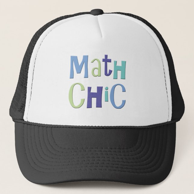 Math Chic Trucker Hat (Front)
