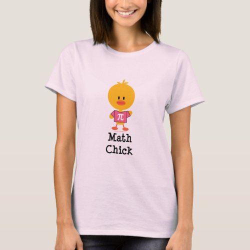 Math Chick Organic Tee Shirt