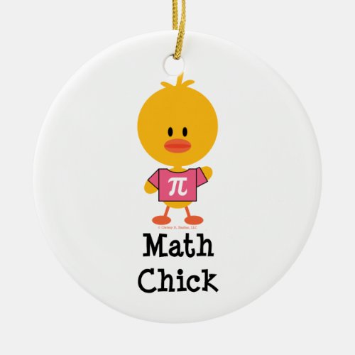 Math Chick Ornament