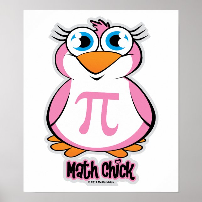 Math Chick Poster (Front)