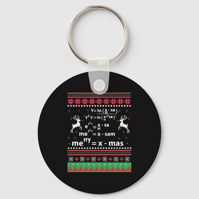 MATH CHRISTMAS KEYCHAIN (Front)