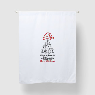 Math Christmas Tree Curtains - Romantic Gift