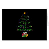 Math Christmas Tree Lights Math Teacher Xmas Pajam (Front Horizontal)