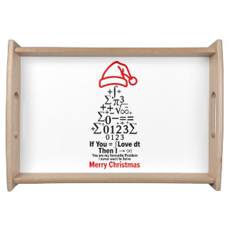 Math Christmas Tree Tray - Romantic Gift