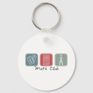 Math Club (Squares) Keychain