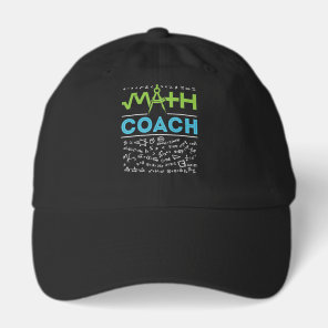Math Coach Mathematics Tutor Hat