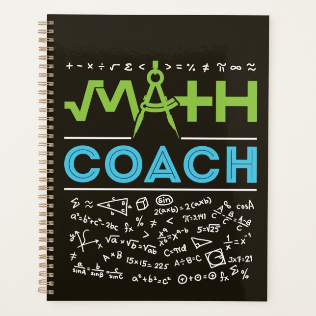 Math Coach Mathematics Tutor Planner (Front)