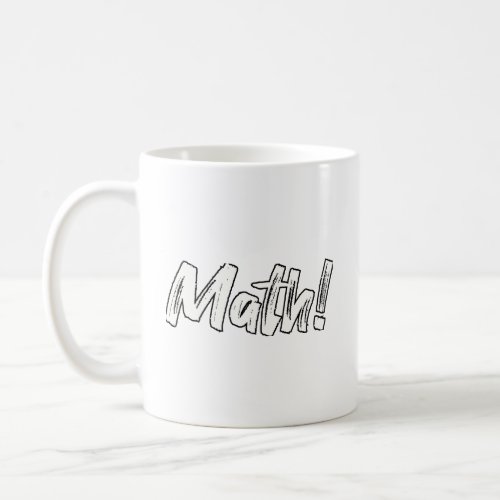 Math  coffee mug
