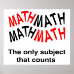Math Counts Wave Poster