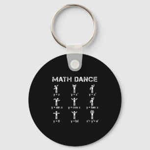 Math Dance Algebraic Functions Funny Teacher Shirt Keychain