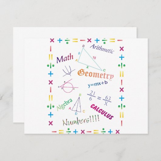 Math Design (Front/Back)