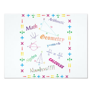 Math Invitations & Announcements | Zazzle