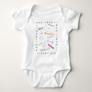 Math Design Baby Bodysuit