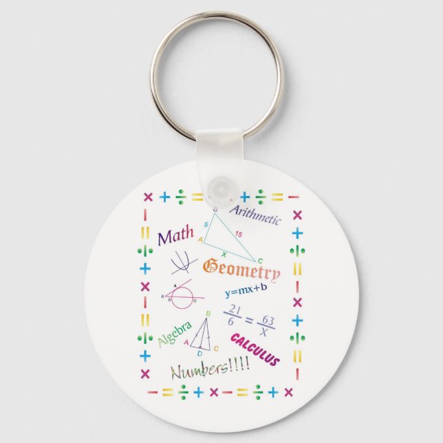 Math Design Keychain (Front)
