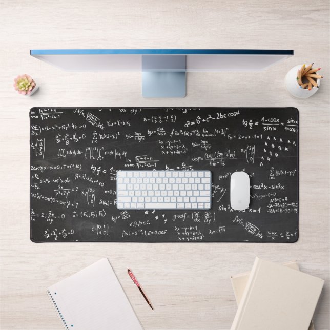 Math Design Mathematics Formulas Equations Desk Mat (Office 1)