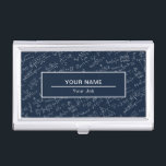 Math Diagrams and Formulas Pattern Business Card Case<br><div class="desc">Math Diagrams and Formulas Pattern Business Card Case</div>