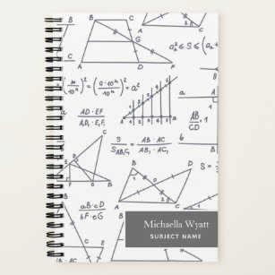 Math Is Math Spiral Notebook for Sale by Llamahandz