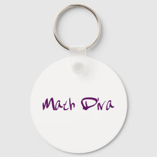 Math Diva Keychain