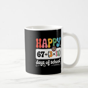 Math Equation 100th Day Teacher Groovy 100 Days Of Coffee Mug