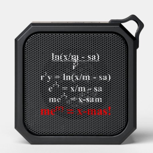 Math Equation Merry Christmas Bluetooth Speaker