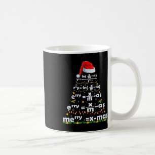Math Equation Merry X-mas Funny Math Teacher Chris Coffee Mug