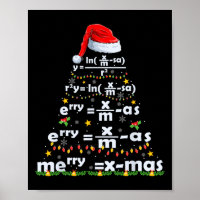 Math Equation Merry X-mas Funny Math Teacher Chris
