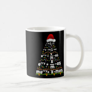 Math Equation Merry Xmas Season Teacher Christmas Coffee Mug