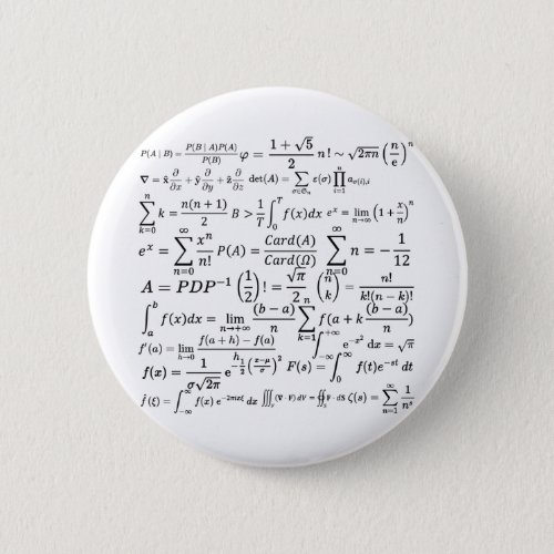 math equations and formulas button