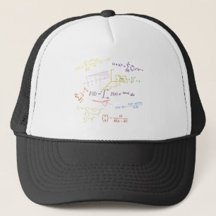 math equations and formulas trucker hat
