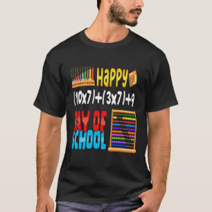 Math Formula 100 Days Of School For Teacher Studen T-Shirt