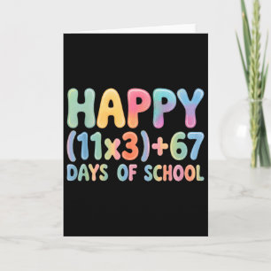 Math Formula 100 Days Of School Funny 67 Meme Teac Card