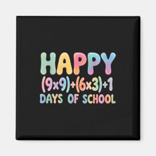 Math Formula 100 Days Of School Funny Equation Tea Magnet