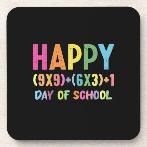 Math Formula 100 Days Of School Funny Math Teacher Beverage Coaster