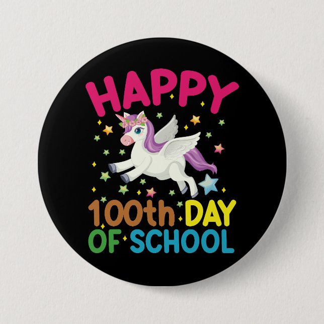 Math Formula 100 Days Of School Funny Math Teacher Button (Front)