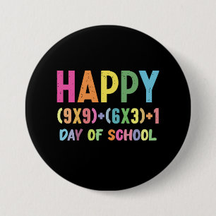 Math Formula 100 Days Of School Funny Math Teacher Button